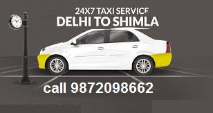 Delhi airport to Shimla taxi
